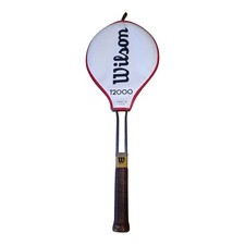 Vintage Wilson T2000 Steel Tennis Racquet Light 4-5/8 with Cover Made In USA