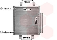 Van Wezel Kondensator, Klimaanlage U.A. FüR Daihatsu, Subaru