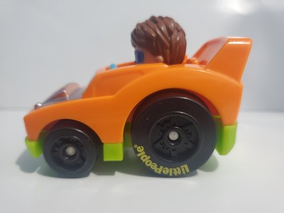 Fisher Price  Little People Wheelies  Race car VGC 