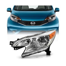 KEEKPO - For 2014 2015 2016 Nissan Versa Note Factory Style Chrome Headligh H...