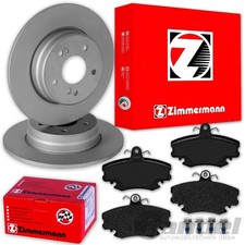 ZIMMERMANN BREMSSCHEIBEN + BELÄGE VORNE passend für DACIA LOGAN 1 + SANDERO 1