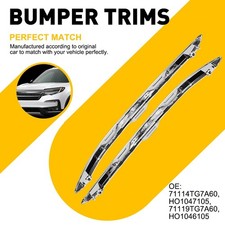 For Honda Pilot 2019-2022 Front Bumper Cover Lower Grille Trim Panel Chrome EOA