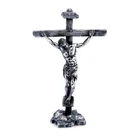 1oz Gold Spartan 999+ Silver Jesus on The Cross Statue Luxury Collectible Gift