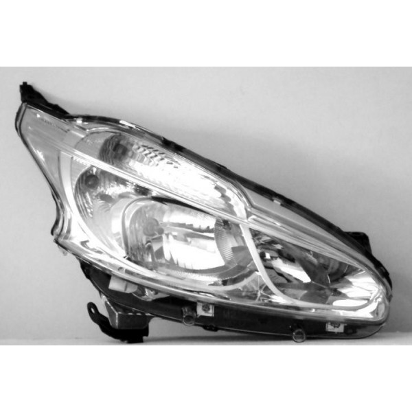 Scheinwerfer Vorne Recht FüR Peugeot 208 Von 2012 Valeo OEM 9802221280-image