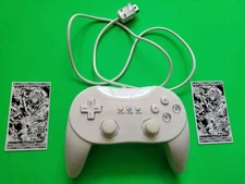 OEM Nintendo Wii Classic Controller Authentic White RVL-005