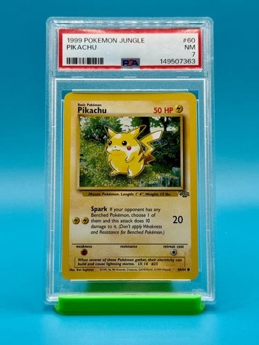 PSA 7 - 1999 Pokemon Jungle Pikachu #60