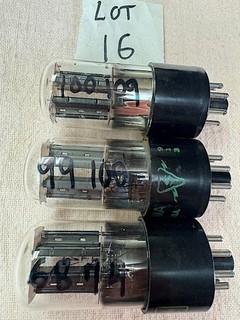 3 SYLVANIA 6SN7GT MATCHED SIDES SCOTT FISHER MCINTOSH RCA PREAMPLIFIER TUBES