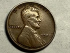 1909-VDB Lincoln wheat cent.  Nice VF. #q1