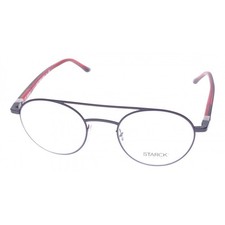 Starck Eyeglasses Frames Men Woman Black Round SH2029 Metal