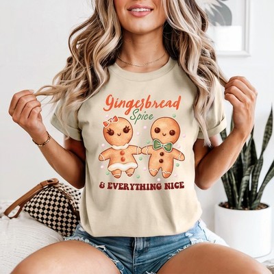 Gingesbread Spice & Everything Nice Gingerbread Weihnachten Damen T-Shirt