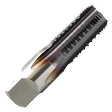 3/8-18 NPT 5 Flute Interrupted Thread Taper Pipe Tap HSS w/TiCN YG1