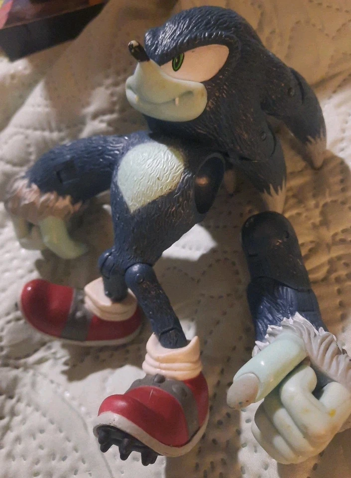 Sonic the Hedgehog 2008 6"" Werehog figura desatada Sega Jazwares brazo roto Foto 2 de 4