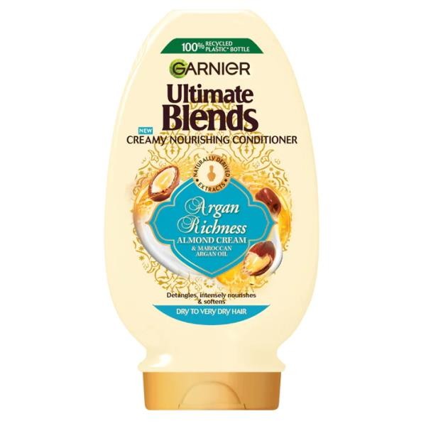 3 x Garnier Ultimate Blends Argan Richness Conditioner 400ml