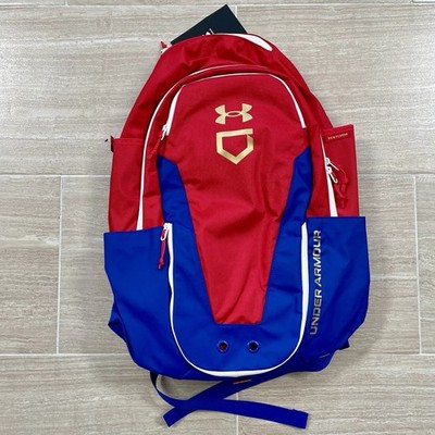 Under Armour UA Storm Yard 2.0 Baseball Backpack Bag NWT Red White Blue