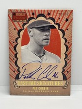 2013 America's Pastime Pastime Signatures Gold 21/25 Patrick Corbin Pat Auto