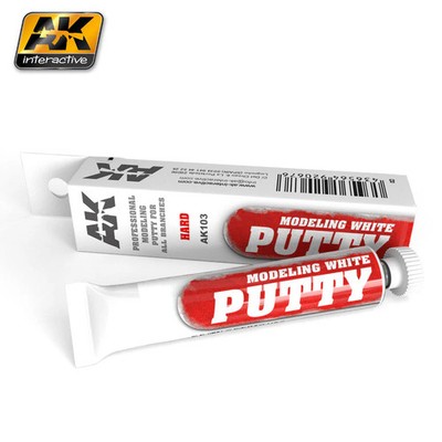 AK Interactive AK103 Modelling Putty White (Hard)