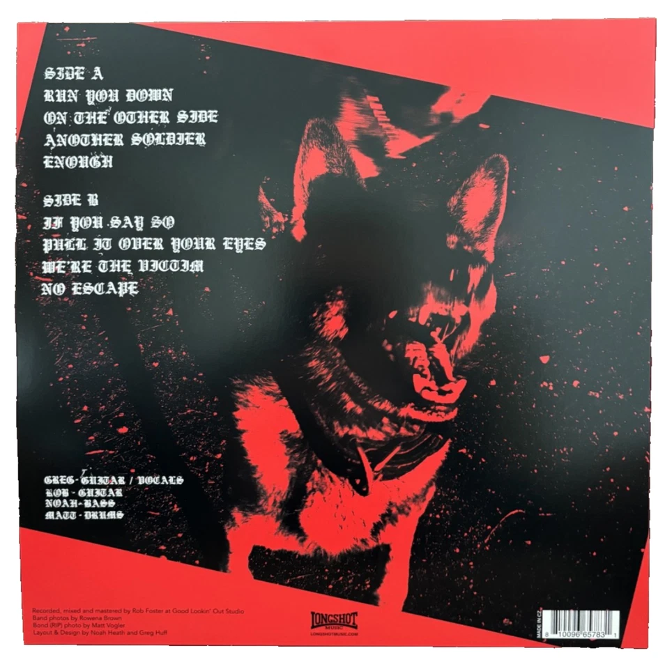 FIRST ATTACK – NO ESCAPE LP LIMITED RED VINYL ROT SECOND PRESS NEU BISHOPS GREEN - Bild 3 von 4