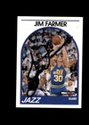 Jim Farmer 1989-90 NBA Hoops Jazz authentic autographed card