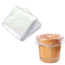 100 Pcs Disposable Foot Tub Liner,Portable Bath Bags Plastic Pedicure Spa Bag...