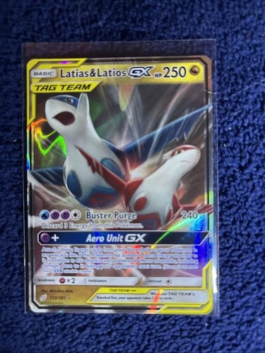 Pokemon Latias & Latios GX SM Team Up #113/181 Holo Ultra Rare Card