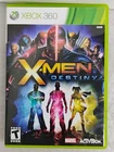 X-Men Destiny Microsoft Xbox 360 With Instruction Manual Insert CIB Box Mailed