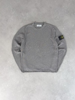 Stone Island Pullover Knit Sweater Grau Hellgrau S