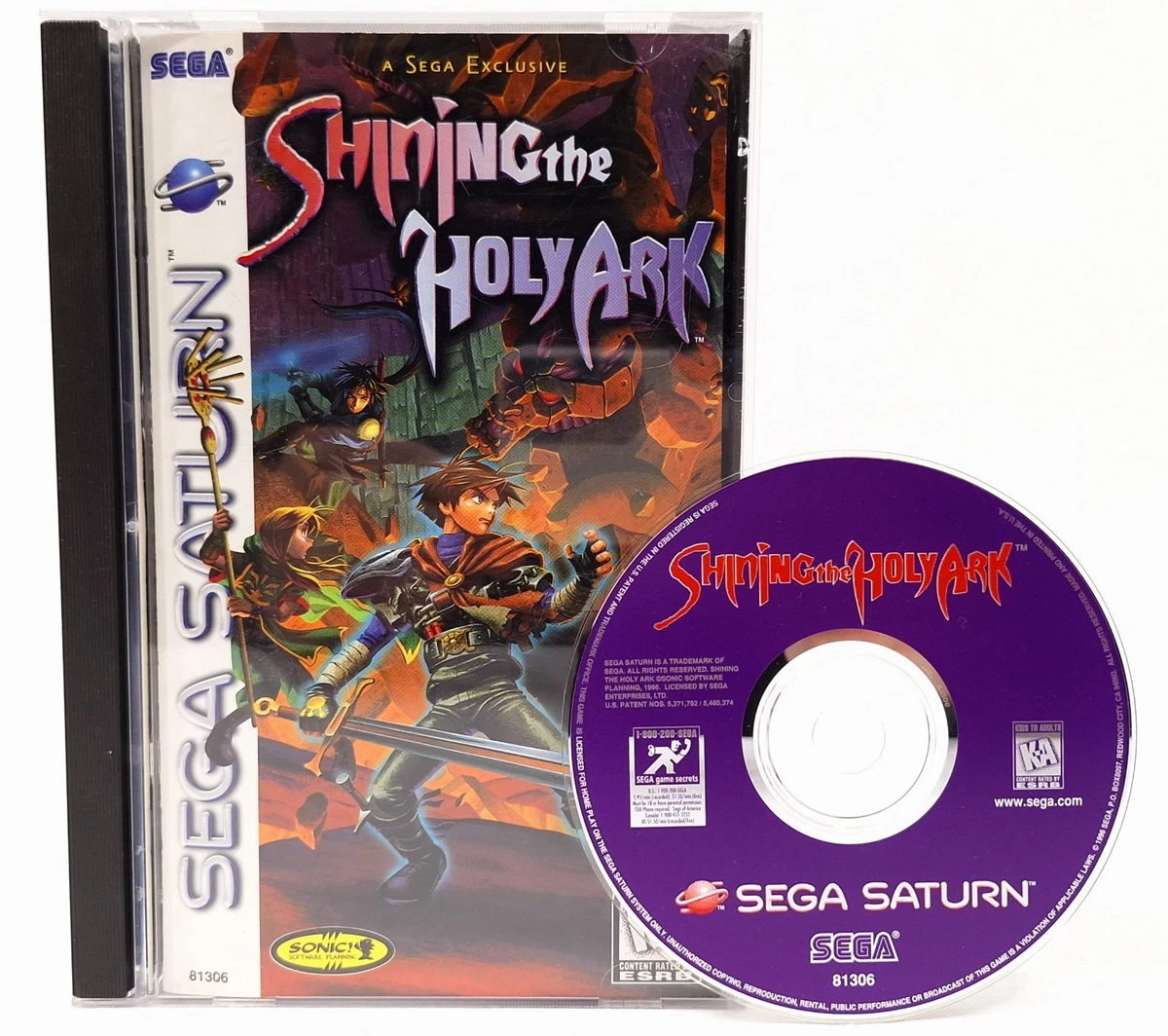 Jeu Shining The Holy Ark - Sega Saturn Version Japonaise - Bon état - Jeu RPG/MMORPG