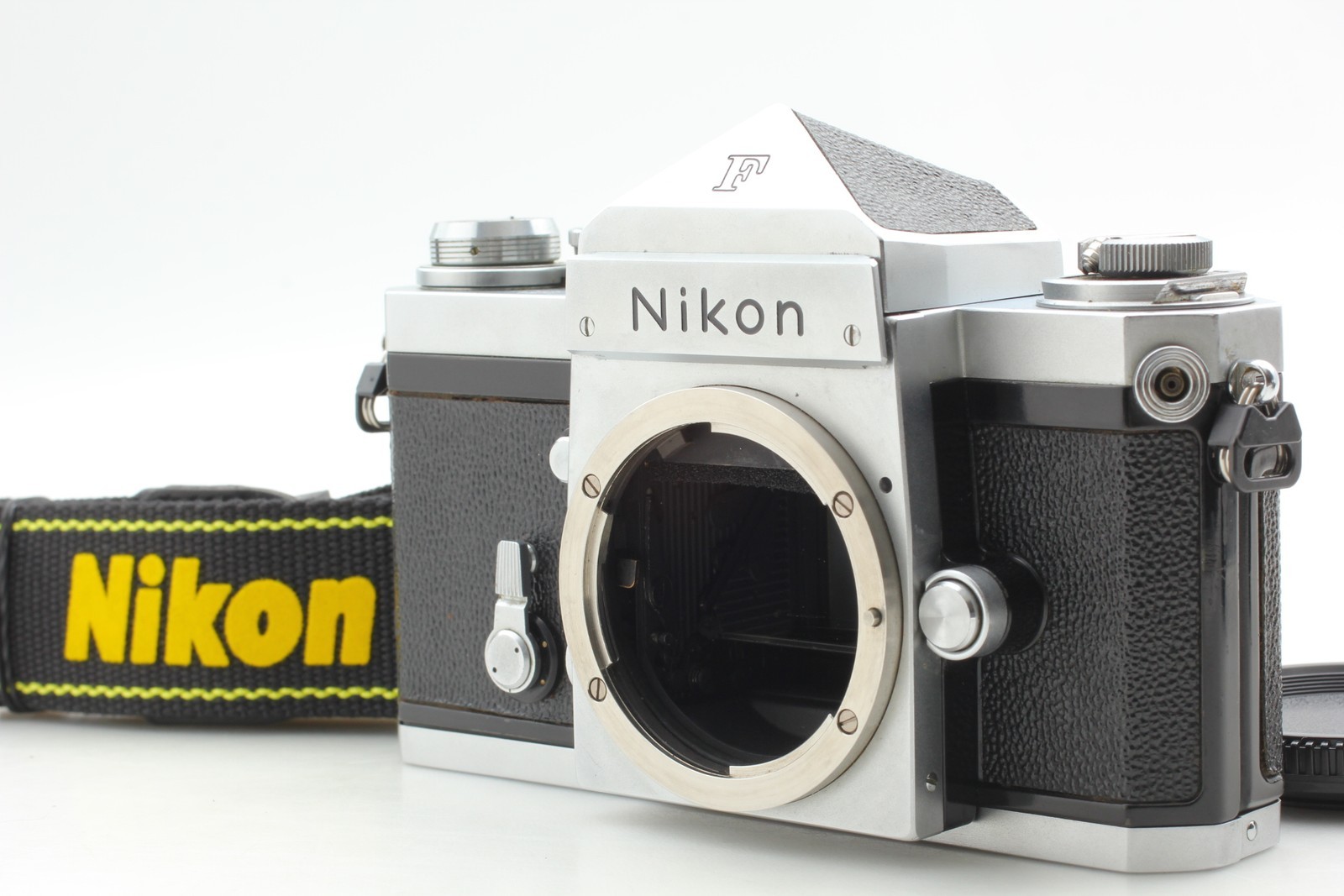 [N MINT] Nikon F Eye Level Silver SLR 35mm Film Camera Body From JAPAN 6436308
