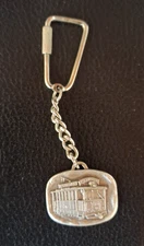 VINTAGE TRAM CUFFRINGS ADVERTISING CAMPARI KEYCHAIN