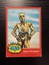 1977 Topps Star Wars #98 C-3PO Vintage Trading Card See-Thr