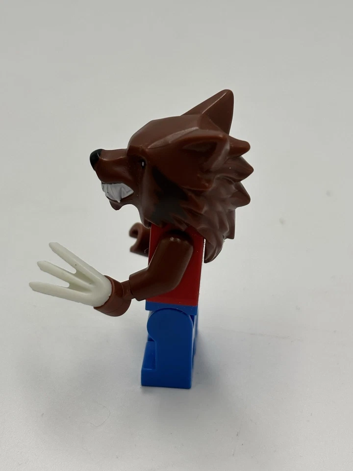 LEGO Hombre Lobo Minifigura Monster Fighters 9463 Mini Figura Brilla en la Garra Oscura Foto 4 de 4