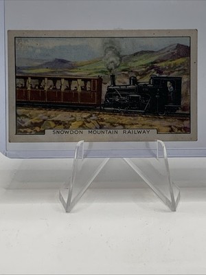 1937 Gallagher Tobacco Card, Trains of the World, #23 Snowdon Mountain Railway