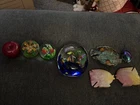 Murano Glass Paperweight Fish Sea Vintage Paperweight Lot More Fishes