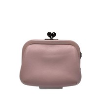 COACH Coin Case 68326 Leather Pink Vintage Authentic From Japan