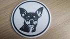 Chihuahua Dog Coasters 2 Pcs – Cute Plastic Drink Coasters for Dog Lovers
