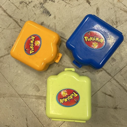 3 Tomy 1997 Pokémon Play sets Pinkan Island, Pokémon Center & Park Vintage Toys