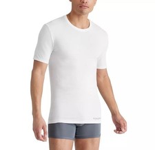Tommy John Men's White Modern Fit Crew Neck T-Shirt XL 