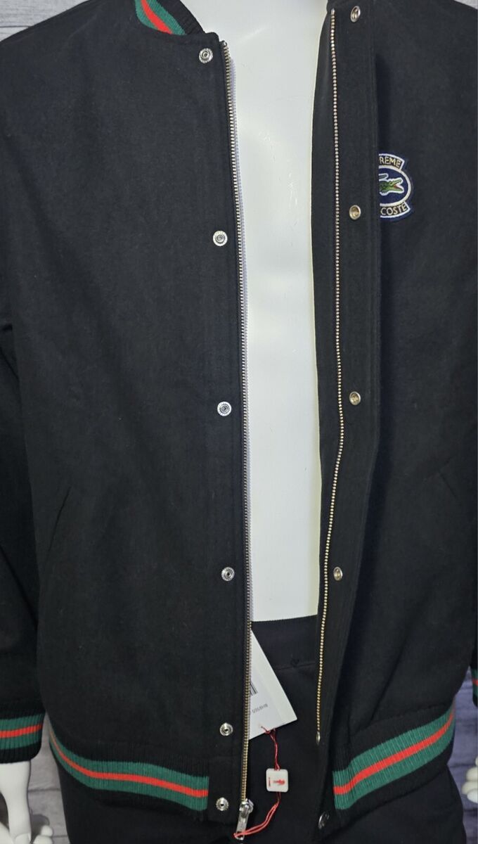 New Supreme x Lacoste Limited Edition 2018 Black Wool New Supreme x Lacoste Limited Edition 2018 Black Wool