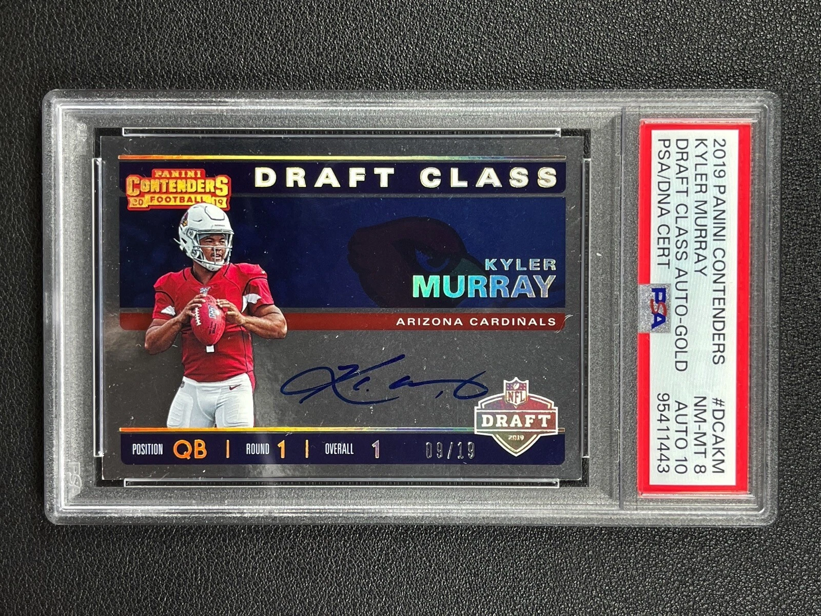 Kyler Murray Panini Contenders Draft Class Autographs #DCAKM Gold