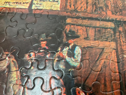 Complete ! 304 Piece Puzzle *Sheriff's Posse* 300 Cowboy Western Horse Old West - Picture 16 of 17