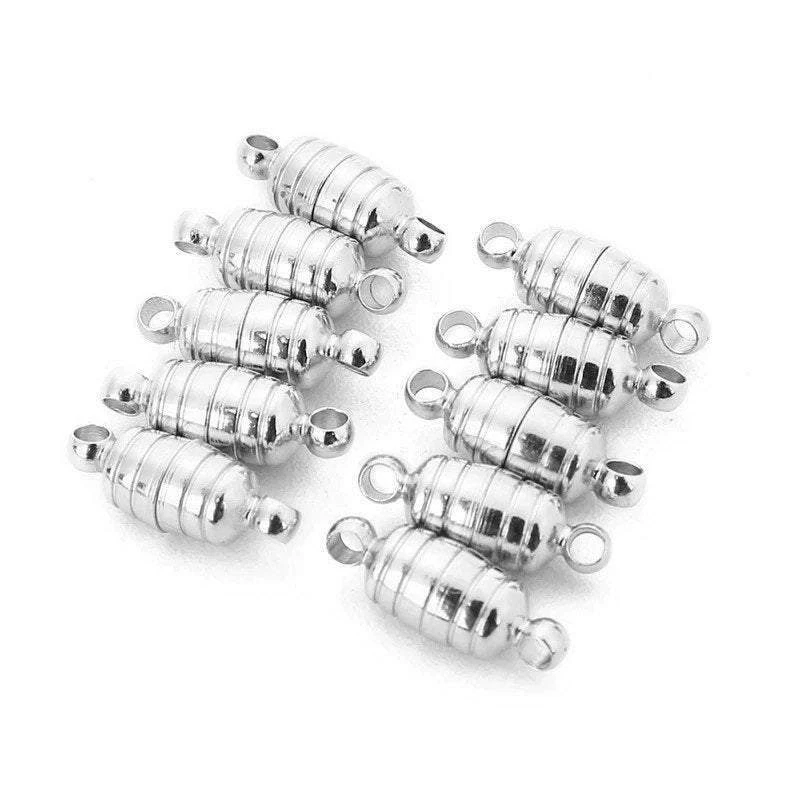 5 Pack Strong Magnetic Clasps - Antique Bronze, Copper & Silver - Image 4 of 4