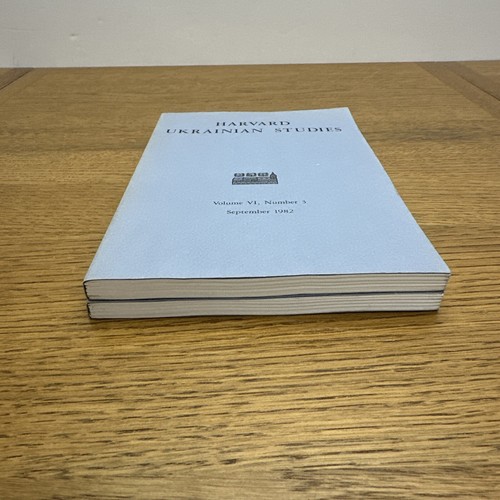 Harvard Ukrainian Studies Volume VI Number 2 & 3 Sept.June 1982 Omeljan Pritsak - Picture 6 of 18