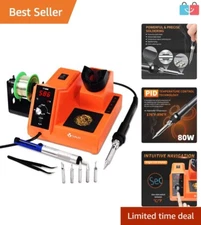 Fast Heating Soldering Station with LCD Display - Perfect for DIY & Repair Work