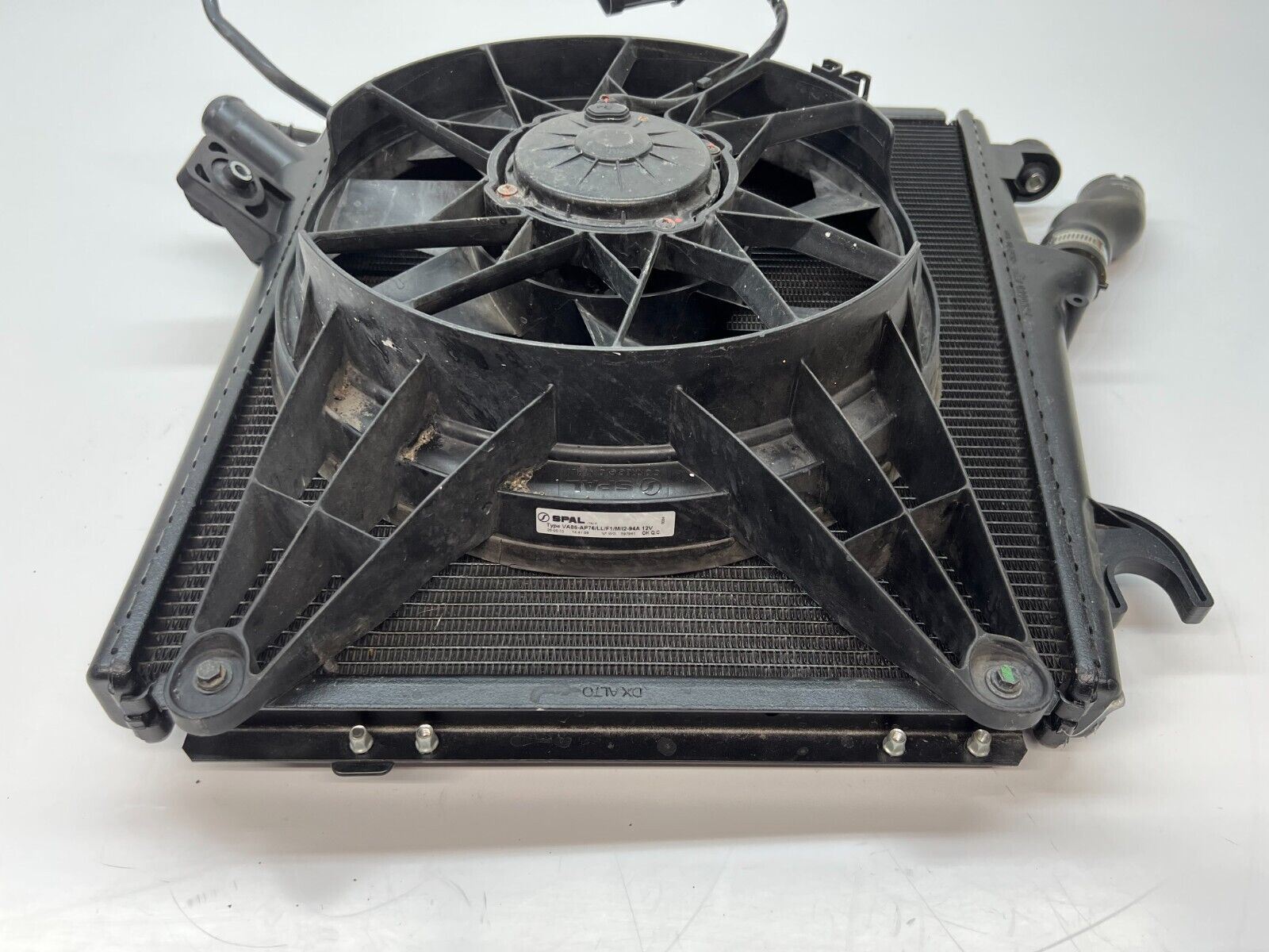 FERRARI 458 ITALIA SPIDER PASSENGER RIGHT WATER RADIATOR W/ FAN OEM 270265