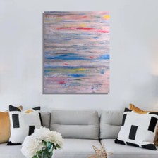 Mark Little original,painting,54”x44”Acrylic,Abstract,48,36,extra Large,Giant,XL