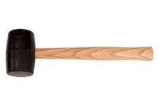 MARTELLO TESTA IN GOMMA MAZZUOLA MAZZETTA FAI DA TE ATTREZZI CASA MANICO LEGNO