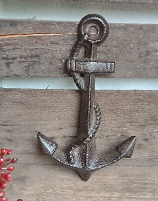 Maritime   Wanddekoration Anker   Gusseisen Antiklook  Vintage  
