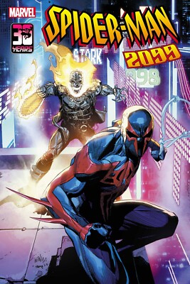 Spiderman 2099 Ghost Rider 998 Poster 24x36 inches | eBay