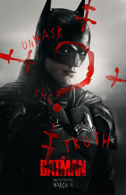 AA4511 The Batman Film By Matt Reeves 2022 Character Movie Poster 11x17
