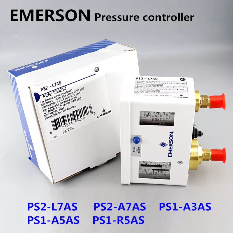 Emerson Dual Pressure Control 1/4 Male Flare 099038 PS2-A7A 49/65